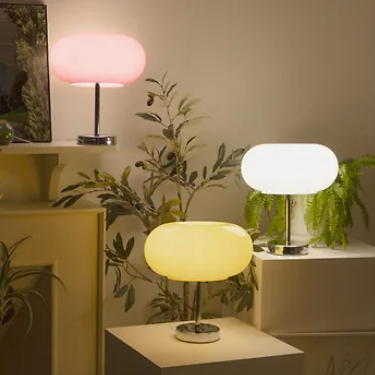 Oval Glow Table Lamp Multi