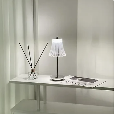 Ribbed Shade Desk Lamp