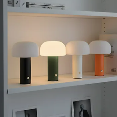 Mushroom Stem Shelf Row